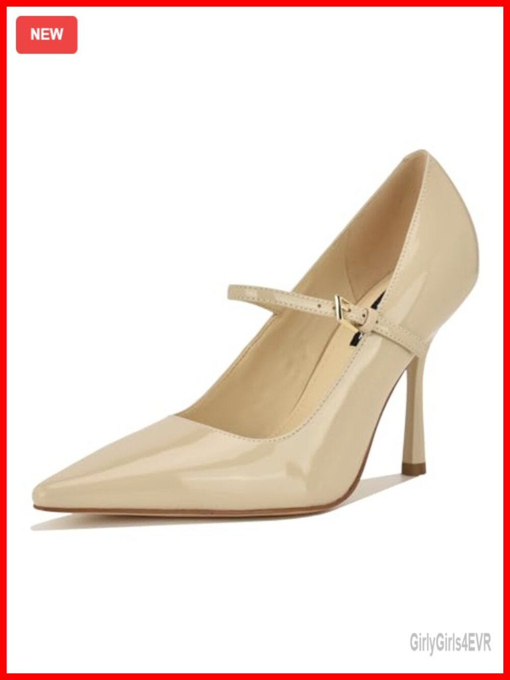 Pointy Toe Stiletto Heel Ankle Strap Dress Pumps